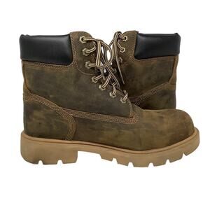 Timberland Pro Size 7 M Dark Brown Sawhorse 6" Composite Safety Toe Boots P6-20